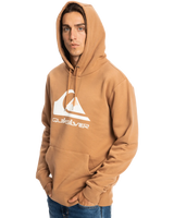 The Quiksilver Mens Big Logo Hoodie in Chipmunk