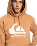 The Quiksilver Mens Big Logo Hoodie in Chipmunk