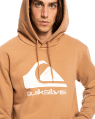 The Quiksilver Mens Big Logo Hoodie in Chipmunk