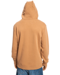 The Quiksilver Mens Big Logo Hoodie in Chipmunk