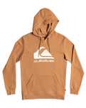 The Quiksilver Mens Big Logo Hoodie in Chipmunk