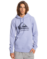 The Quiksilver Mens Big Logo Hoodie in Purple Impression