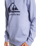 The Quiksilver Mens Big Logo Hoodie in Purple Impression