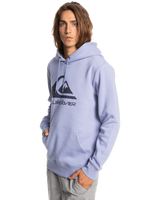 The Quiksilver Mens Big Logo Hoodie in Purple Impression