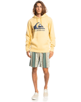 The Quiksilver Mens Big Logo Hoodie in Rattan