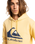 The Quiksilver Mens Big Logo Hoodie in Rattan