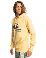 The Quiksilver Mens Big Logo Hoodie in Rattan