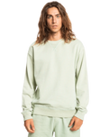 The Quiksilver Mens Trip Away Over Sweatshirt in Green Milieu