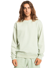 The Quiksilver Mens Trip Away Over Sweatshirt in Green Milieu