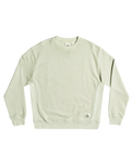 The Quiksilver Mens Trip Away Over Sweatshirt in Green Milieu