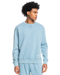 The Quiksilver Mens Trip Away Over Sweatshirt in Ashley Blue