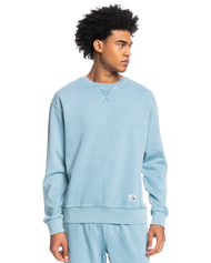 The Quiksilver Mens Trip Away Over Sweatshirt in Ashley Blue