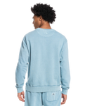 The Quiksilver Mens Trip Away Over Sweatshirt in Ashley Blue