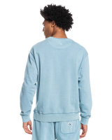 The Quiksilver Mens Trip Away Over Sweatshirt in Ashley Blue