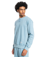 The Quiksilver Mens Trip Away Over Sweatshirt in Ashley Blue