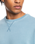 The Quiksilver Mens Trip Away Over Sweatshirt in Ashley Blue