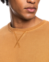 The Quiksilver Mens Trip Away Over Sweatshirt in Brown Sugar