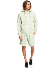 The Quiksilver Mens Trip Away Hoodie in Green Milieu