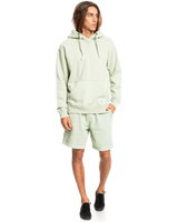 The Quiksilver Mens Trip Away Hoodie in Green Milieu