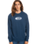 The Quiksilver Mens Temper Trap Sweatshirt in Insignia Blue