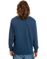 The Quiksilver Mens Temper Trap Sweatshirt in Insignia Blue