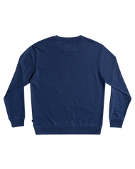 The Quiksilver Mens Temper Trap Sweatshirt in Insignia Blue