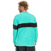 The Quiksilver Mens Flame On Sweatshirt in Pool Green