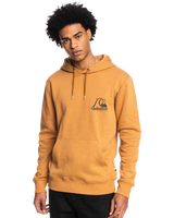 The Quiksilver Mens Rolling Circle Hoodie in Brown Sugar