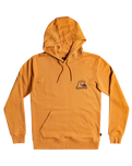 The Quiksilver Mens Rolling Circle Hoodie in Brown Sugar