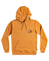 The Quiksilver Mens Rolling Circle Hoodie in Brown Sugar