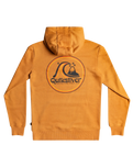 The Quiksilver Mens Rolling Circle Hoodie in Brown Sugar