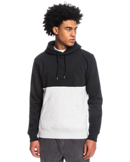 The Quiksilver Mens Emboss Hoodie (2022) in Black