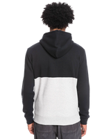 The Quiksilver Mens Emboss Hoodie (2022) in Black