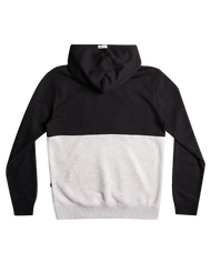 The Quiksilver Mens Emboss Hoodie (2022) in Black