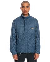 The Quiksilver Mens Remote Planet Jacket in Insignia Blue