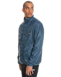 The Quiksilver Mens Remote Planet Jacket in Insignia Blue