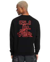 The Quiksilver Mens Stranger Things The Reefer Crew Sweatshirt in Black