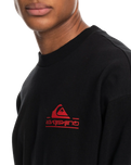 The Quiksilver Mens Stranger Things The Reefer Crew Sweatshirt in Black