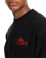 The Quiksilver Mens Stranger Things The Reefer Crew Sweatshirt in Black