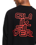 The Quiksilver Mens Stranger Things The Reefer Crew Sweatshirt in Black