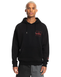 The Quiksilver Mens Stranger Things The Upside Down Hoodie in Black