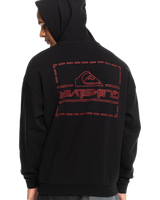 The Quiksilver Mens Stranger Things The Upside Down Hoodie in Black