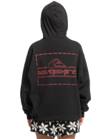 The Quiksilver Mens Stranger Things The Upside Down Hoodie in Black