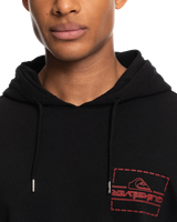 The Quiksilver Mens Stranger Things The Upside Down Hoodie in Black