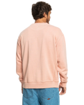 The Quiksilver Mens Trip Away Sweatshirt in Cafe Cream