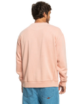 The Quiksilver Mens Trip Away Sweatshirt in Cafe Cream