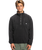 The Quiksilver Mens No Destination Half Snap Sweatshirt in Phantom