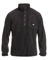 The Quiksilver Mens No Destination Half Snap Sweatshirt in Phantom