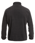 The Quiksilver Mens No Destination Half Snap Sweatshirt in Phantom