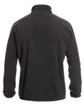 The Quiksilver Mens No Destination Half Snap Sweatshirt in Phantom